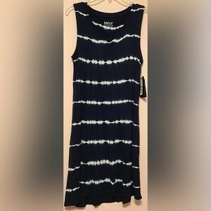 NWT Marc New York Performance navy white
Tie Dyed Striped Midi Dress sz medium